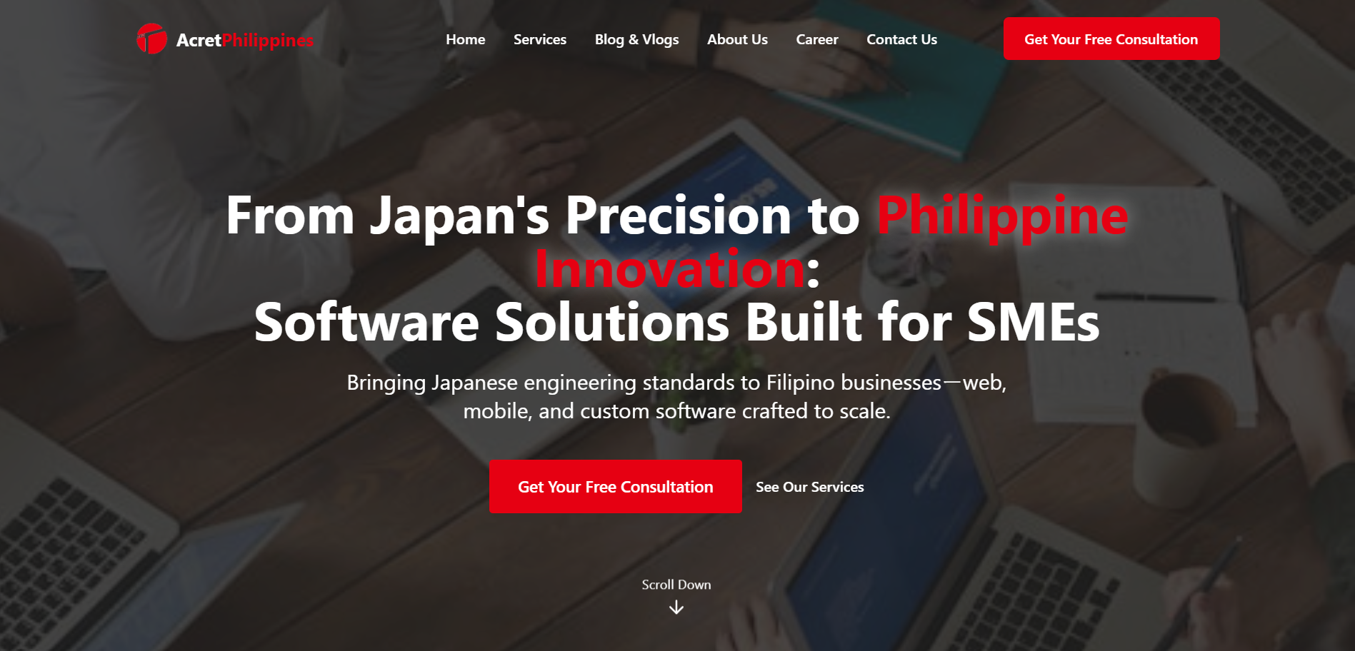 AcretPh Company Site - Image 1